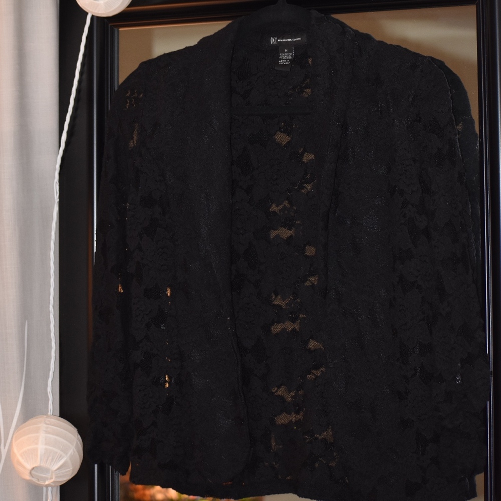 Black Lace Blazer